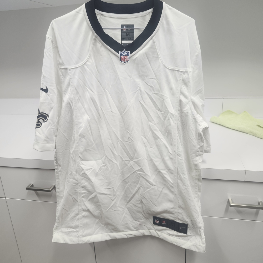 Nike Men's White and Black NFL Jersey